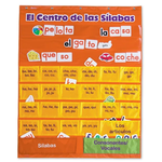 LEARNING RESOURCES INC El Centro de las Silabas (Spanish Syllables) Pocket Chart