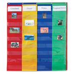 LEARNING RESOURCES INC 2- & 4-Column Double-Sided Pocket Chart