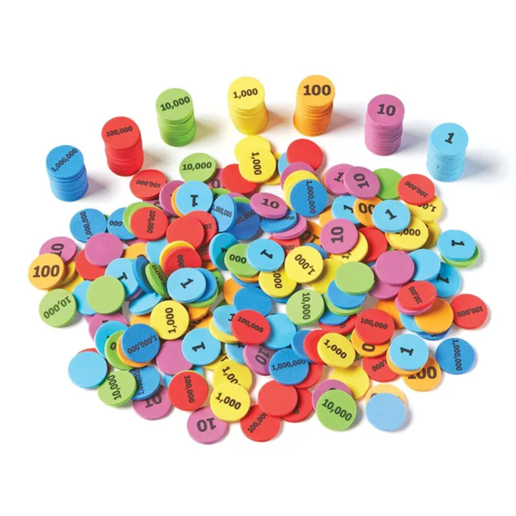 LEARNING RESOURCES INC Place Value Disks (Set of 280)