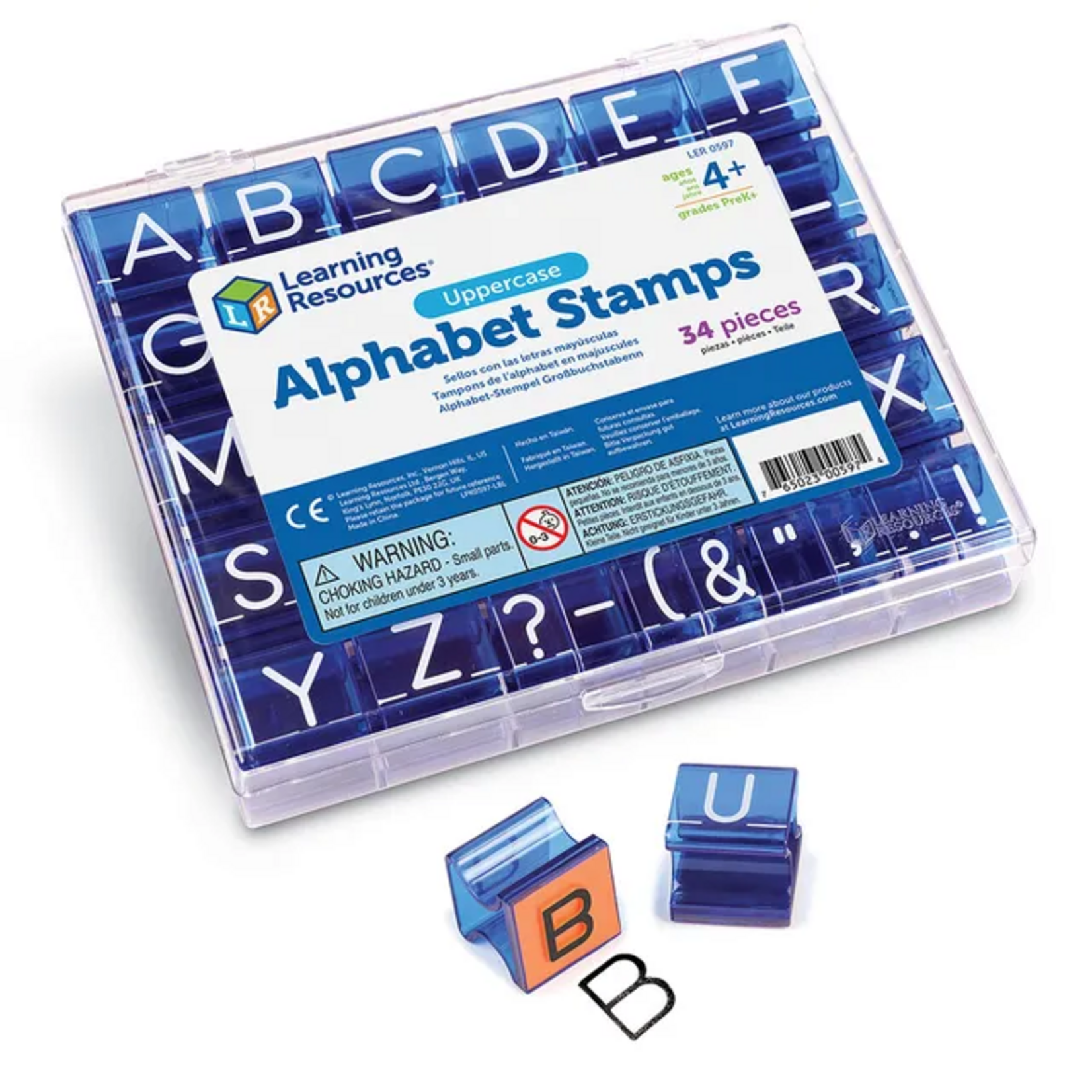 LEARNING RESOURCES INC Uppercase Alphabet Stamps Set