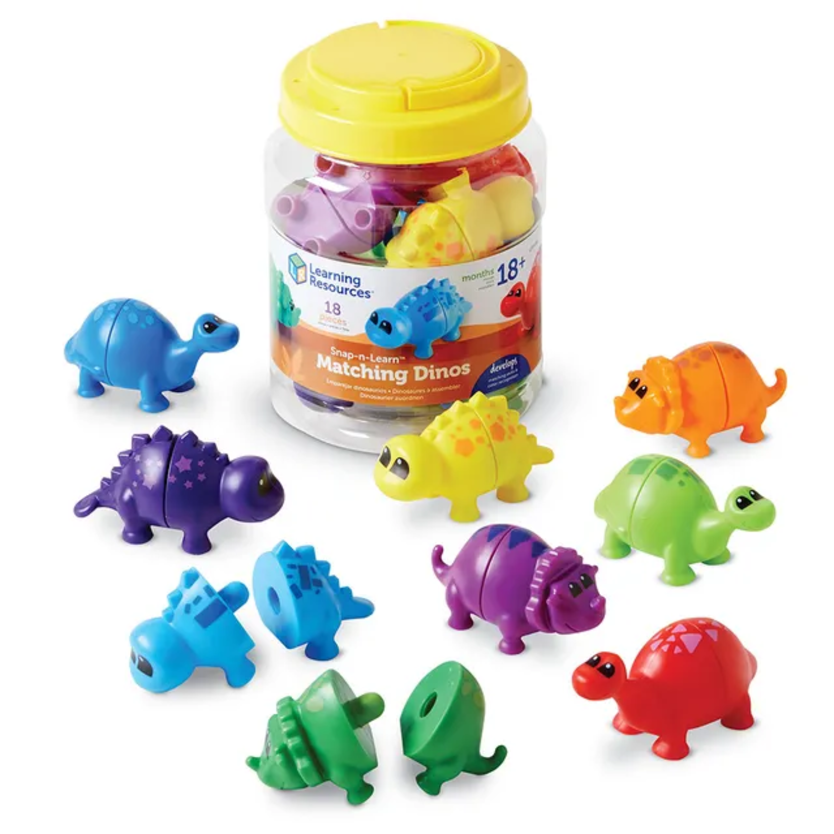 LEARNING RESOURCES INC Snap-n-Learn™ Matching Dinos