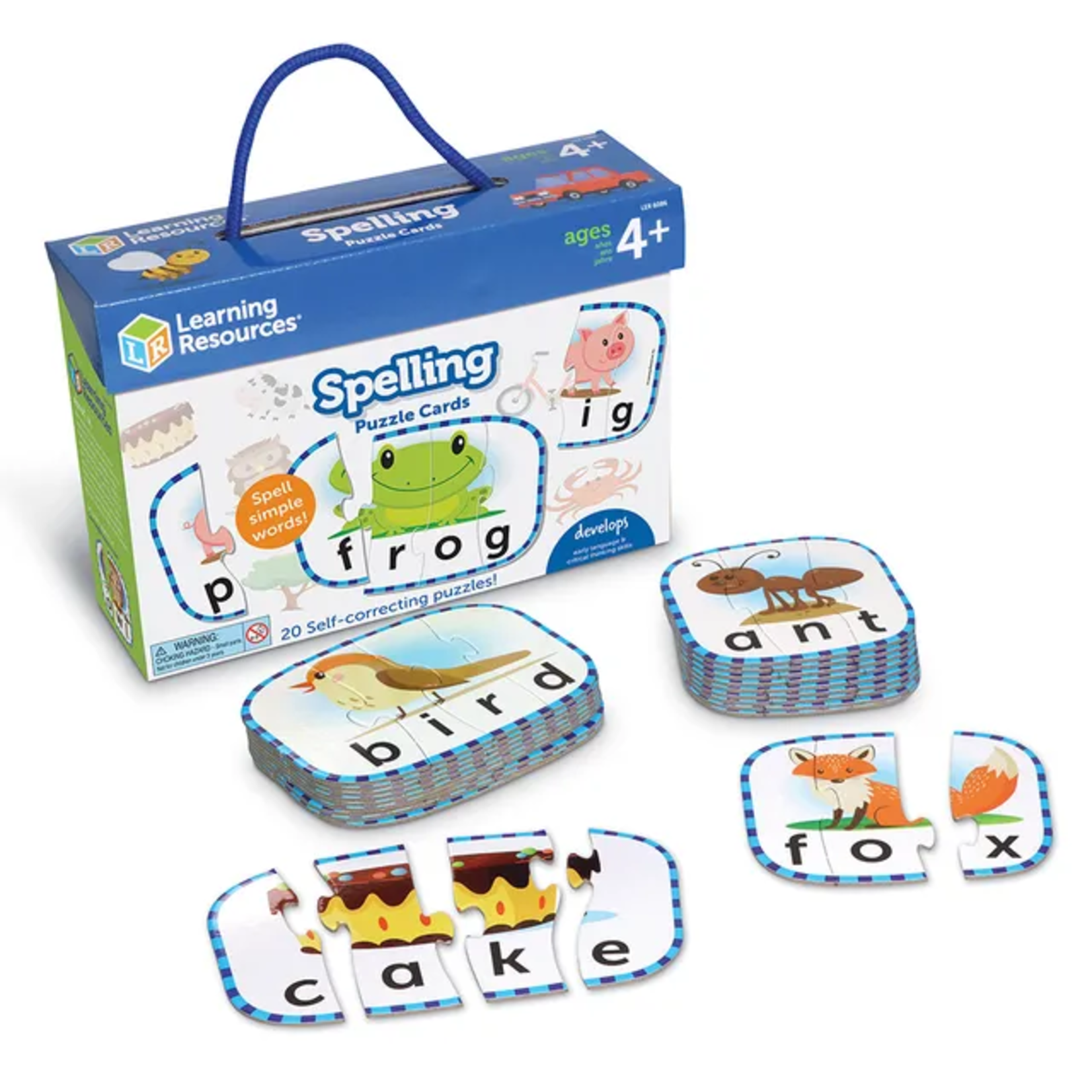 LEARNING RESOURCES INC Spelling Puzzle Cards
