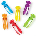 LEARNING RESOURCES INC Tri-Grip Tongs (Set of 6)