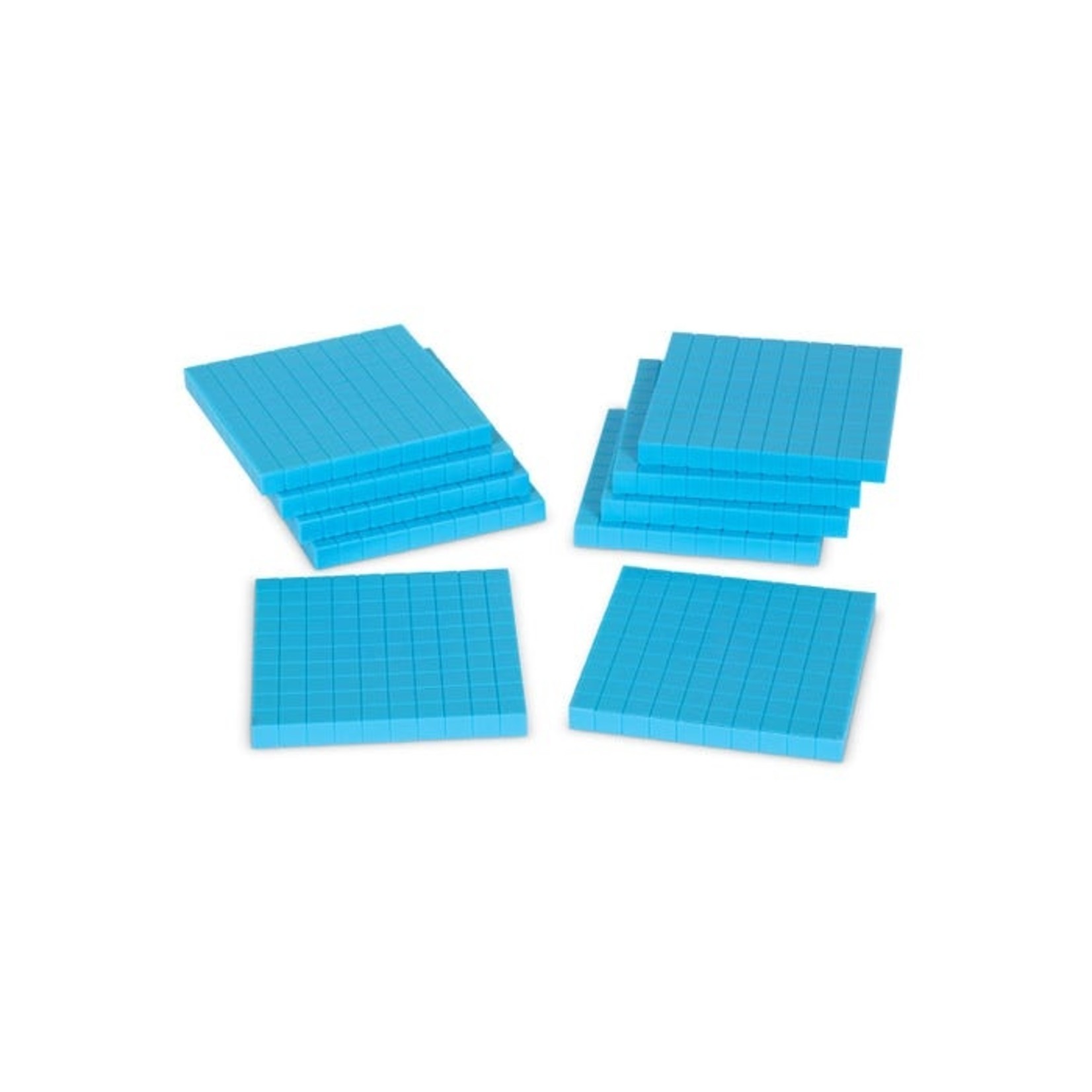 LEARNING RESOURCES INC Plastic Base Ten Flats (Set of 10)
