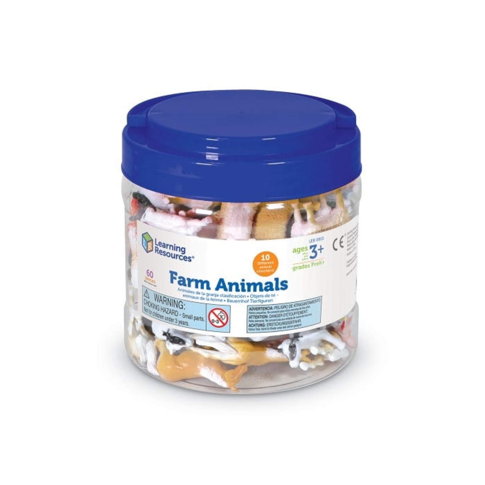 LEARNING RESOURCES INC Farm Animal Counters (Set of 60)
