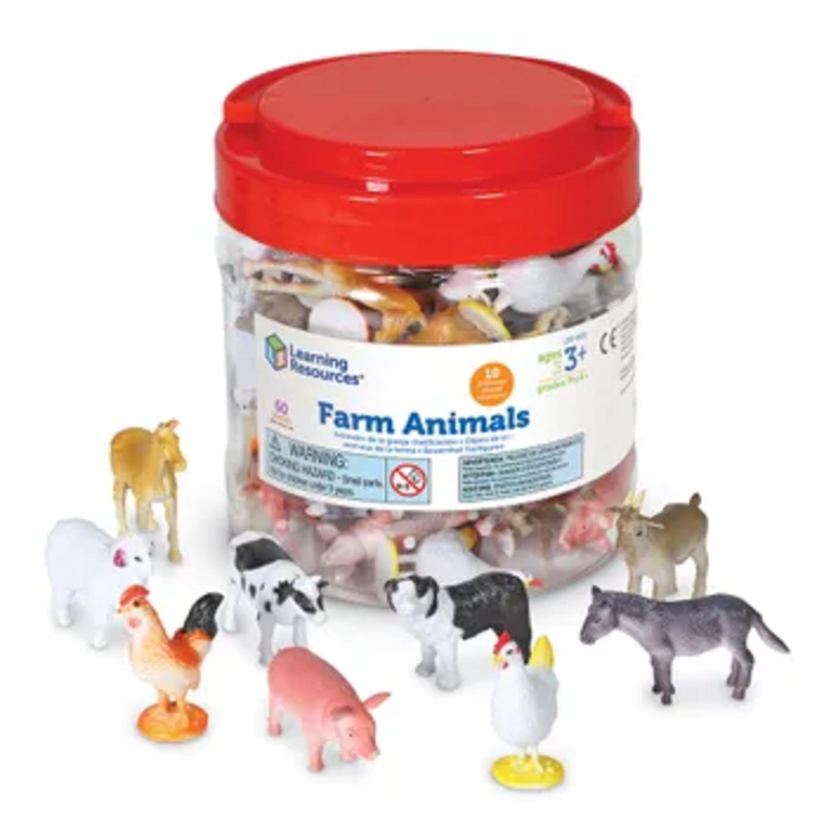 LEARNING RESOURCES INC Farm Animal Counters (Set of 60)