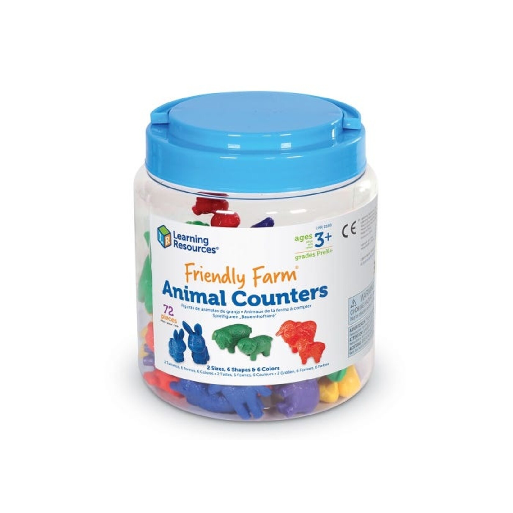 LEARNING RESOURCES INC Friendly Farm® Animal Counters
