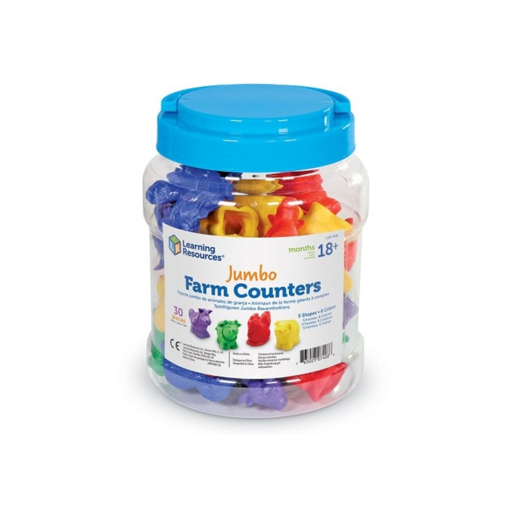 LEARNING RESOURCES INC Jumbo Farm Counters
