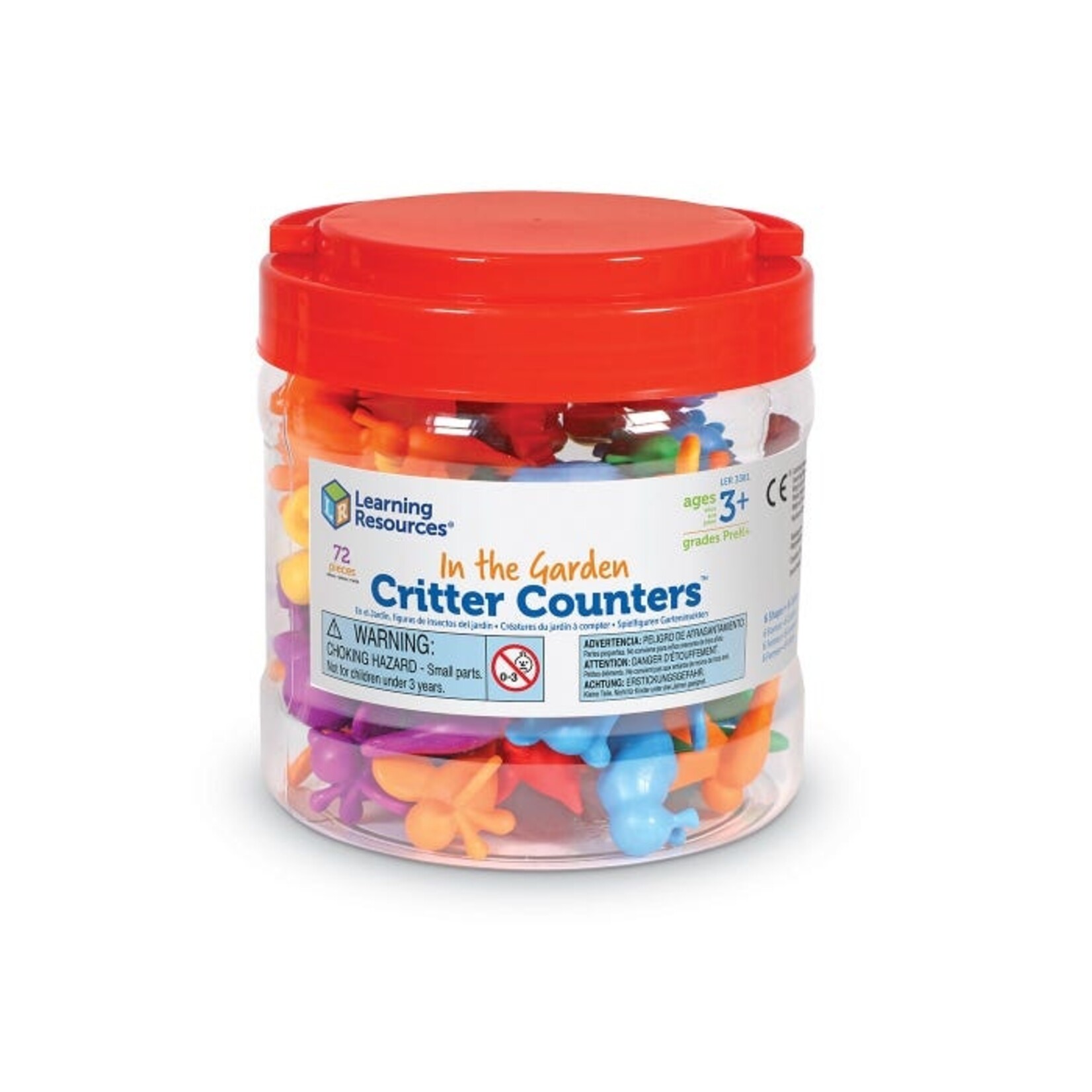 LEARNING RESOURCES INC In the Garden Critter Counters™ (Set of 72)