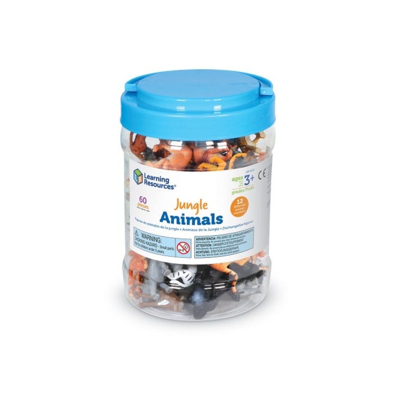 LEARNING RESOURCES INC Jungle Animal Counters (Set of 60)