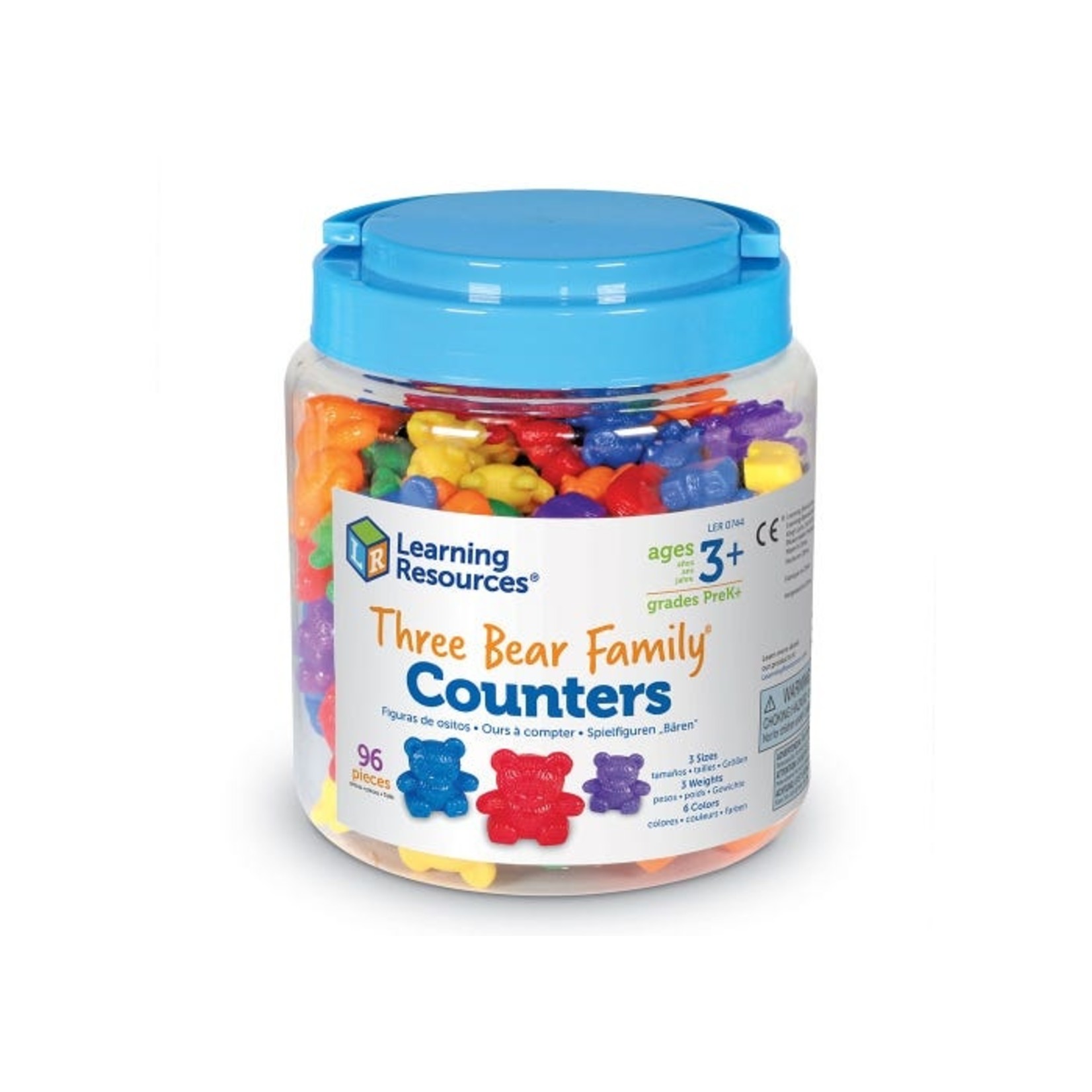 LEARNING RESOURCES INC Three Bear Family® Counters (Set of 96)