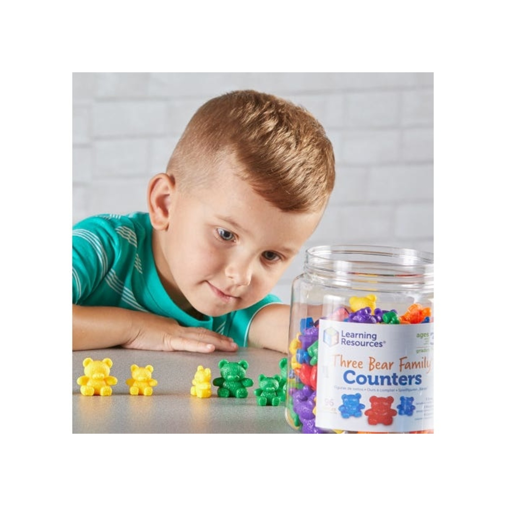 LEARNING RESOURCES INC Three Bear Family® Counters (Set of 96)