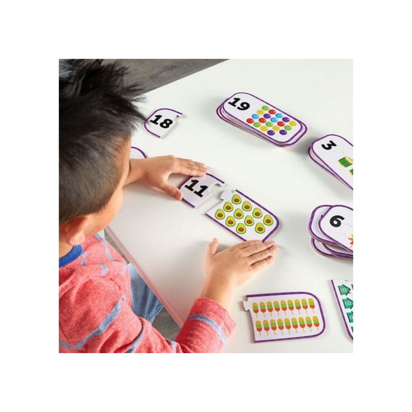 LEARNING RESOURCES INC Counting Puzzle Cards