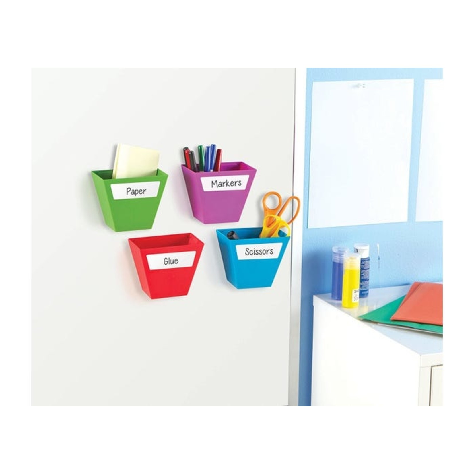 LEARNING RESOURCES INC Magnetic Create-a-Space™ Storage Boxes (Set of 4)