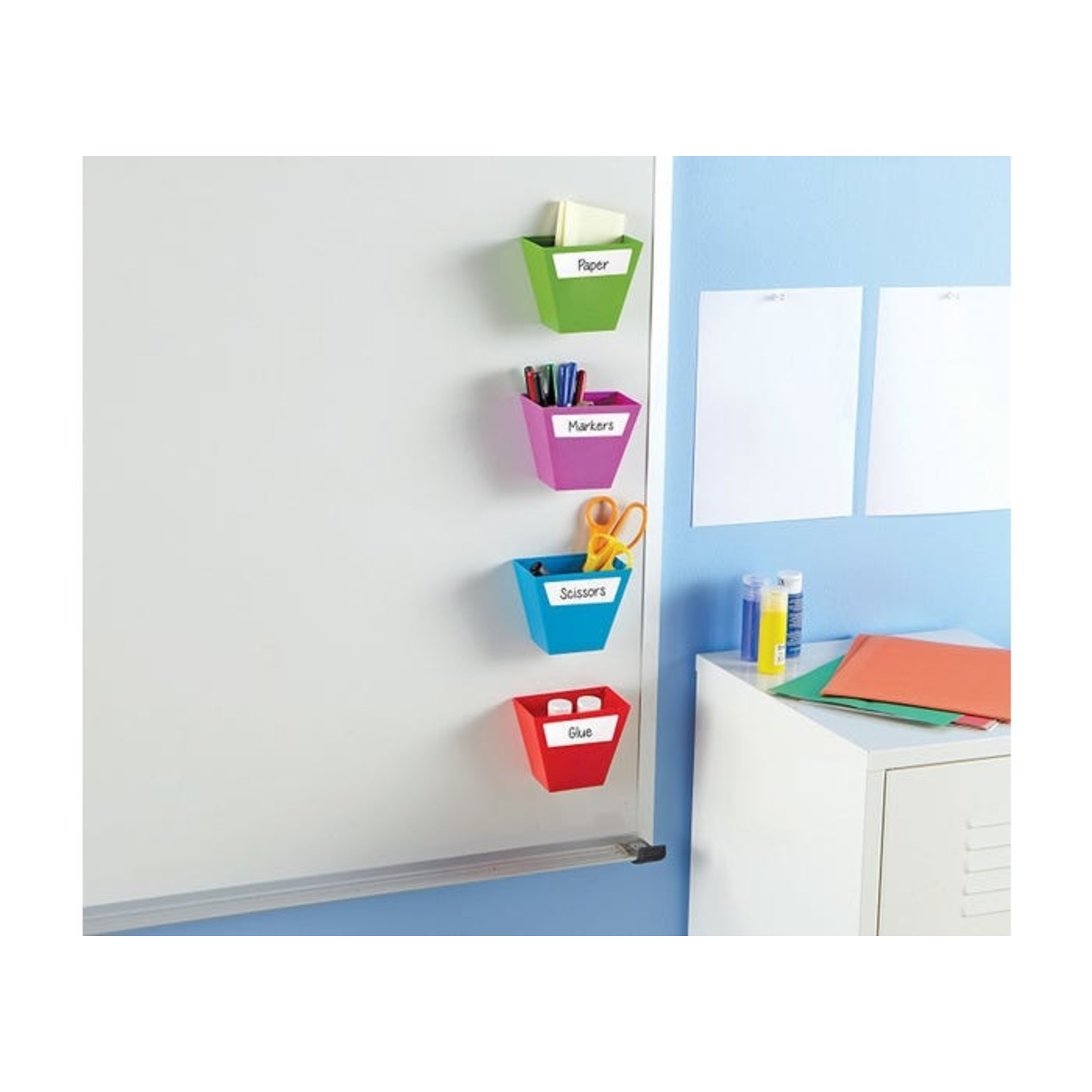LEARNING RESOURCES INC Magnetic Create-a-Space™ Storage Boxes (Set of 4)