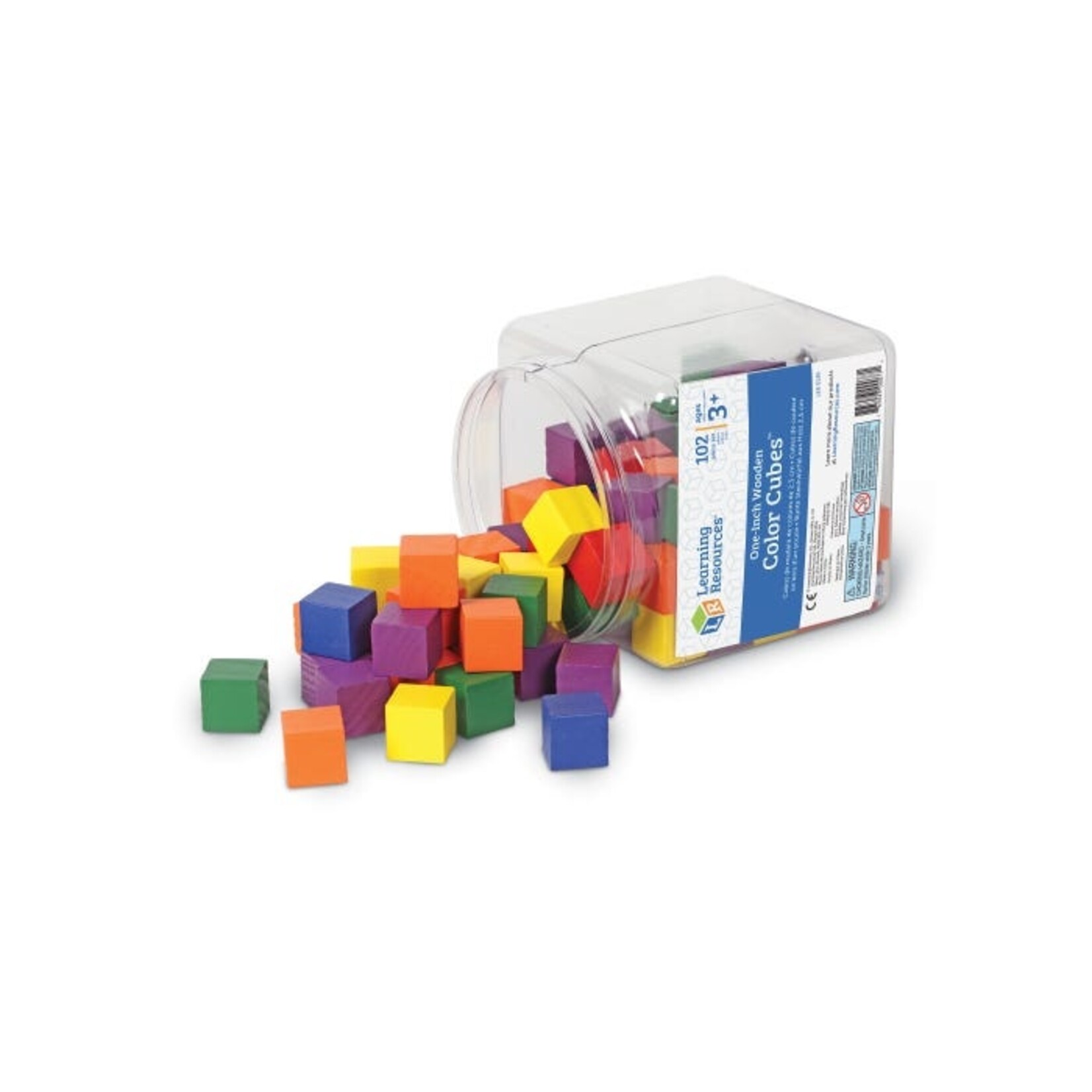 LEARNING RESOURCES INC Wooden Color Cubes™ (Set of 102)