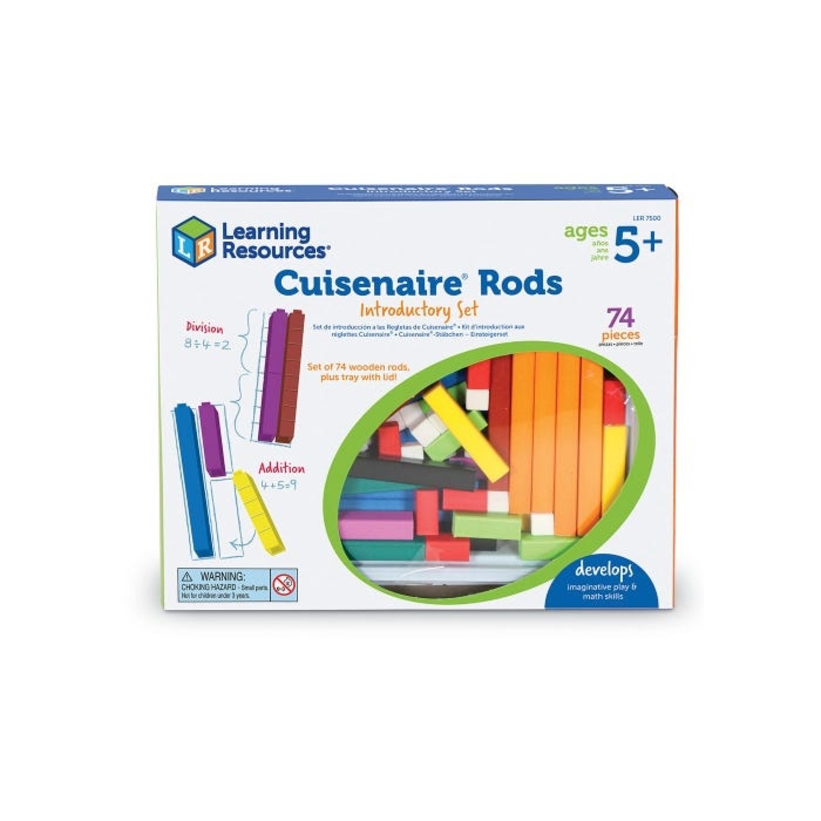 LEARNING RESOURCES INC Plastic Cuisenaire® Rods Introductory Set