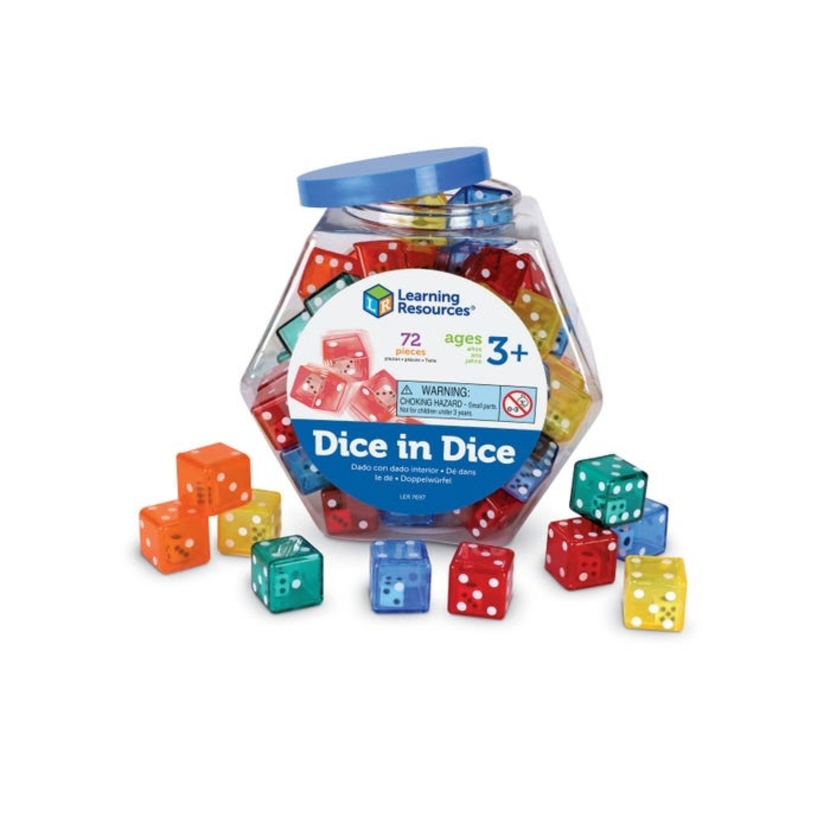 LEARNING RESOURCES INC Dice in Dice (Set of 72)