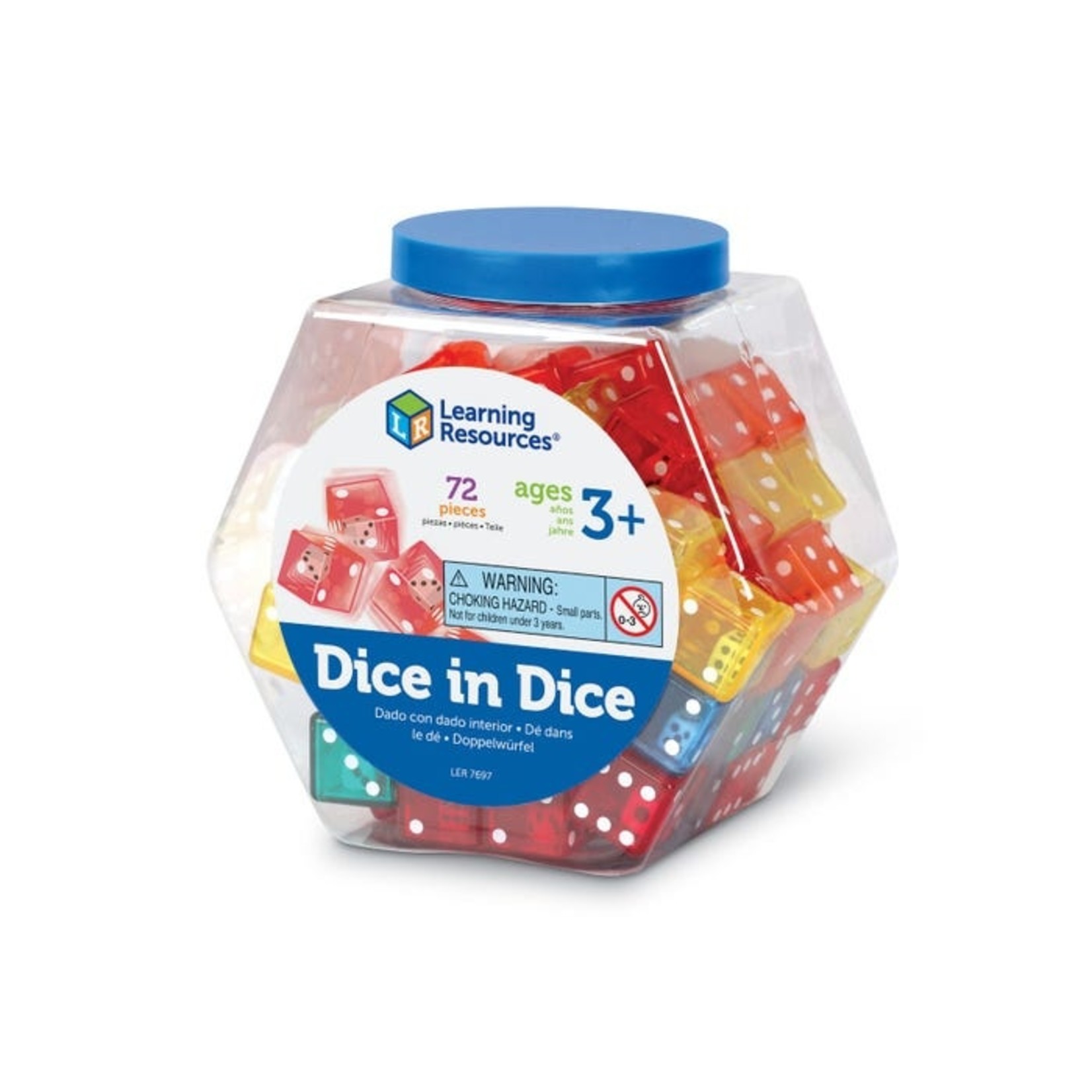 LEARNING RESOURCES INC Dice in Dice (Set of 72)