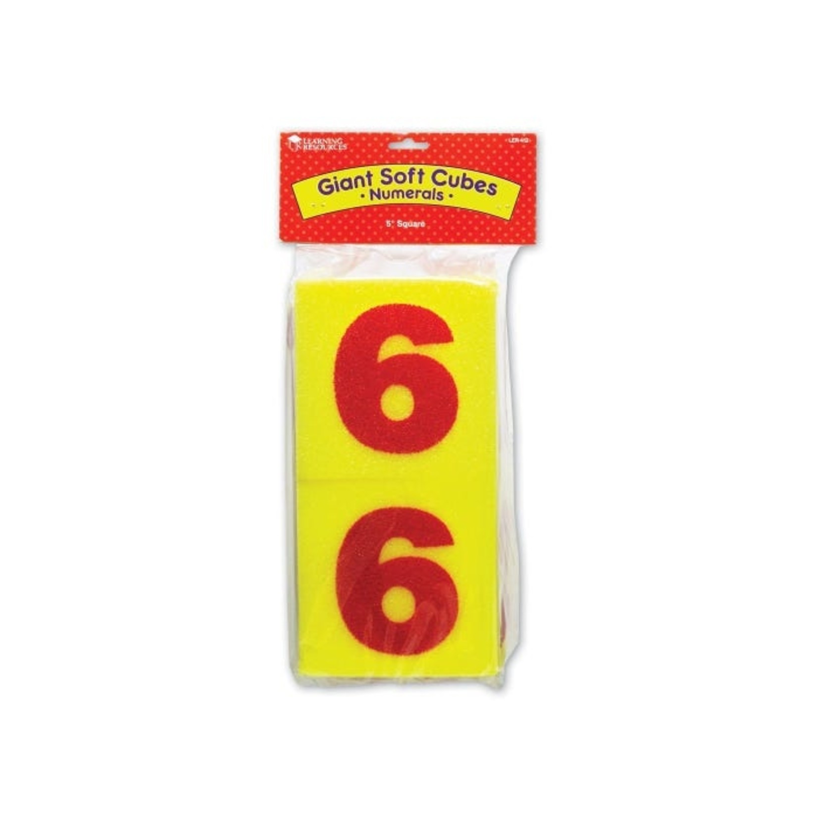 LEARNING RESOURCES INC Giant Soft Number Cubes (Set of 2)