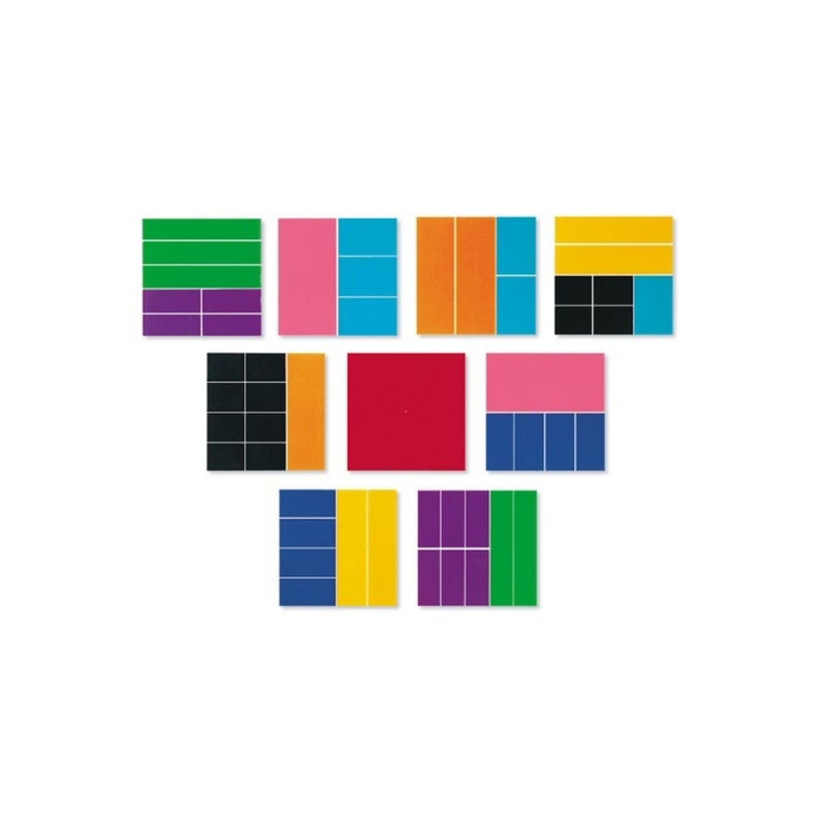LEARNING RESOURCES INC Rainbow Fraction® Squares
