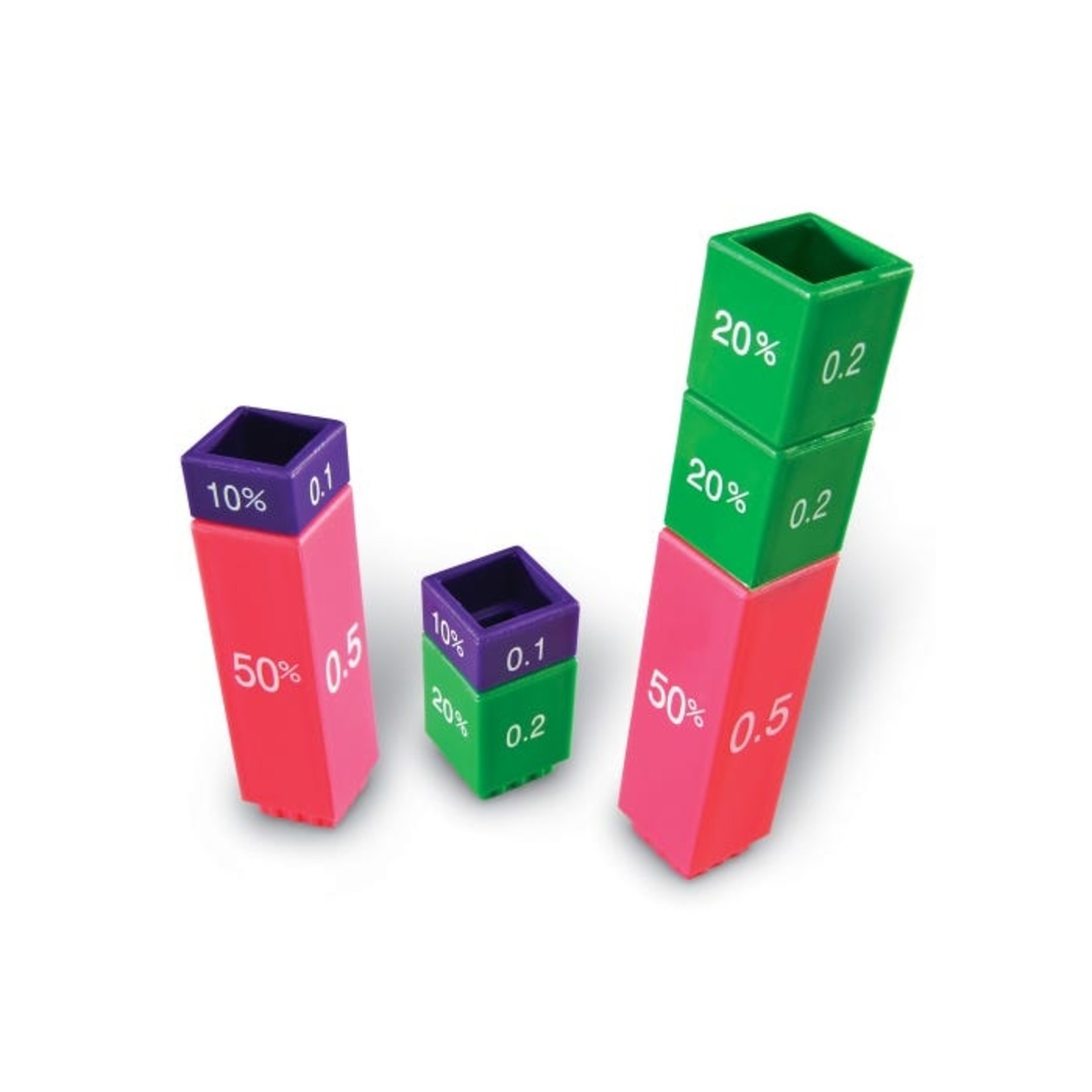 LEARNING RESOURCES INC Fraction Tower® Equivalency Cubes