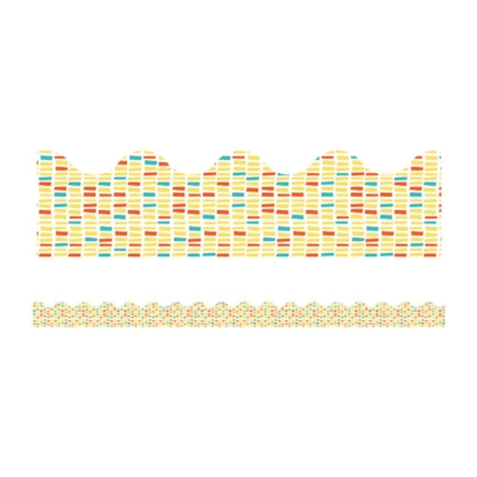 CARSON DELLOSA PUBLISHING CO Yellow Brick Scalloped Borders