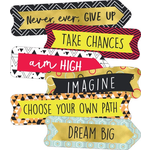CARSON DELLOSA PUBLISHING CO Aim High Banners Mini Cut-Outs