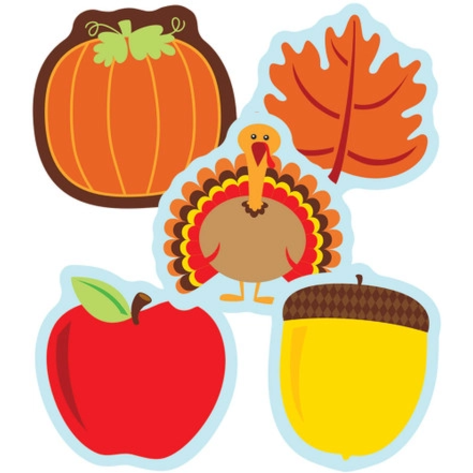 CARSON DELLOSA PUBLISHING CO Fall Mix Mini Cut-Outs