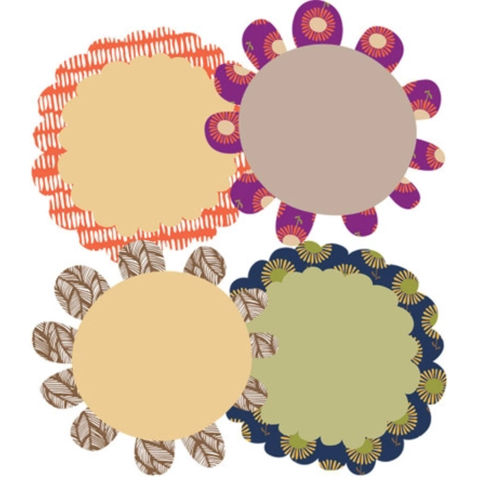 CARSON DELLOSA PUBLISHING CO You-Nique Flowers Mini Cut-Outs