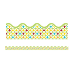 CARSON DELLOSA PUBLISHING CO Hipster Stardust Scalloped Borders