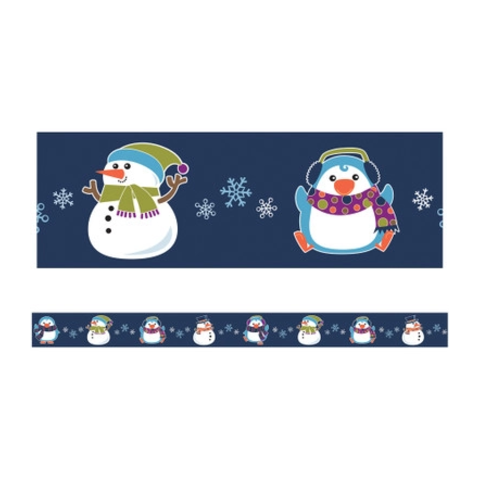 CARSON DELLOSA PUBLISHING CO Winter Fun Straight Borders
