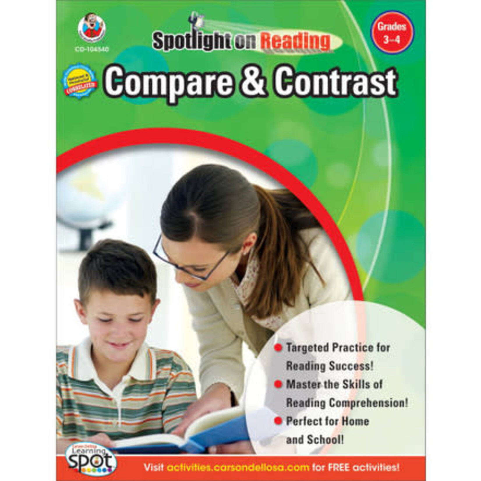 CARSON DELLOSA PUBLISHING CO Compare & Contrast Resource Book Grade 3-4