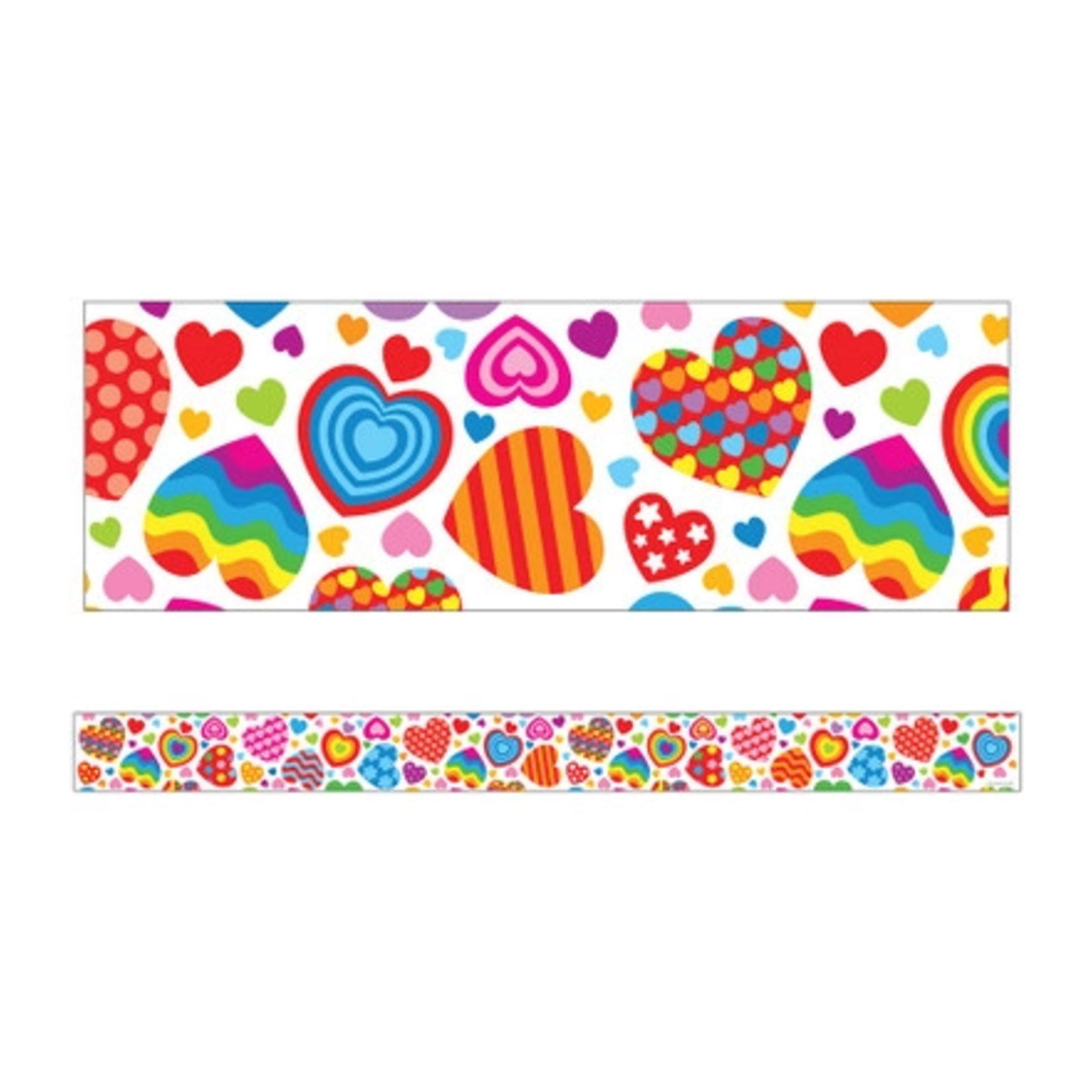 CARSON DELLOSA PUBLISHING CO Groovy Hearts Straight Borders