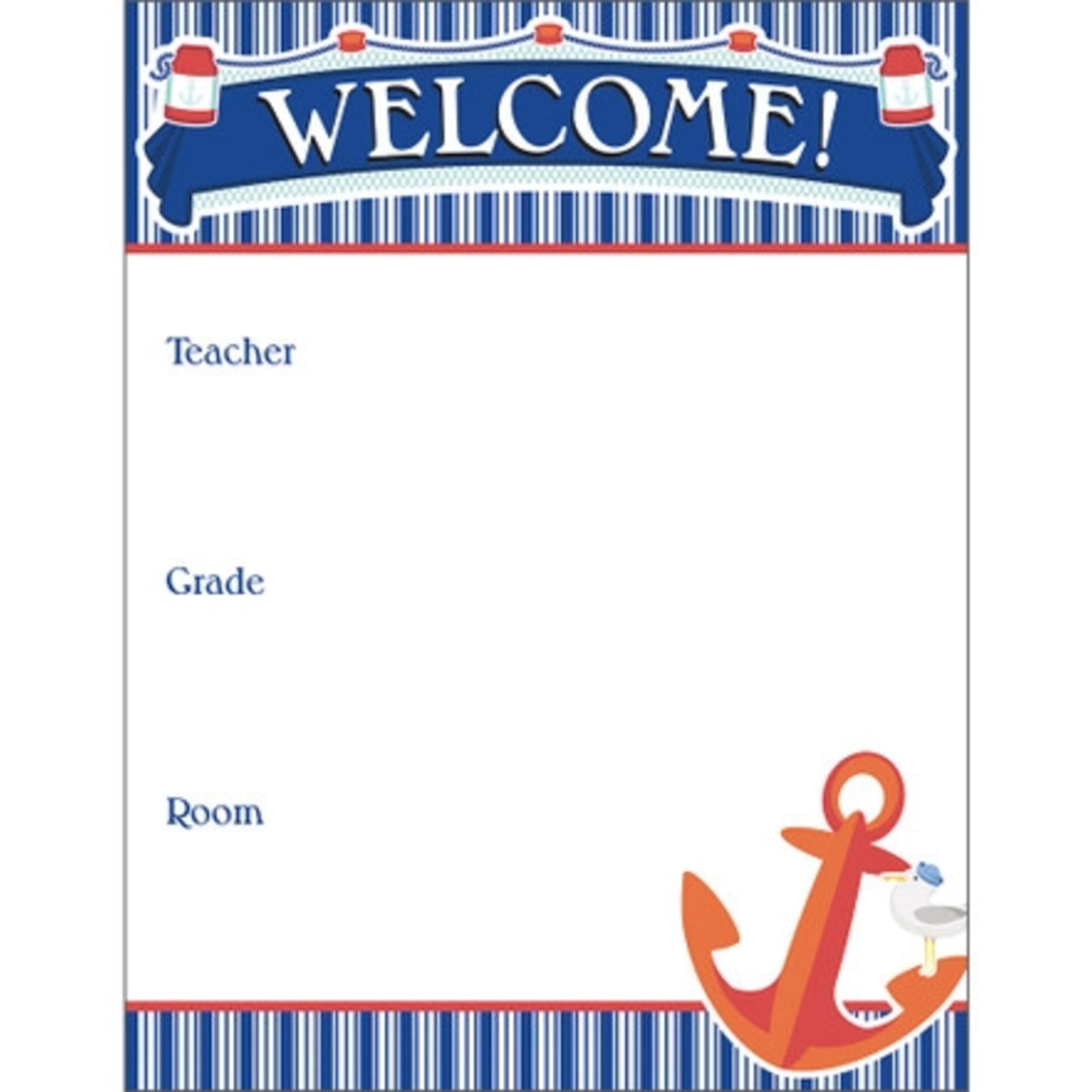 CARSON DELLOSA PUBLISHING CO S.S. Discover Welcome Chart