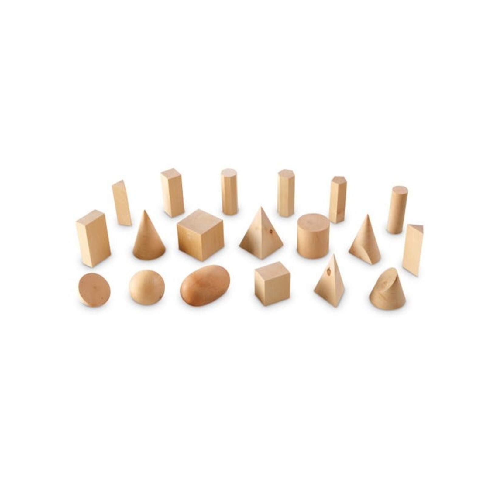 LEARNING RESOURCES INC Wooden Geometric Solids
