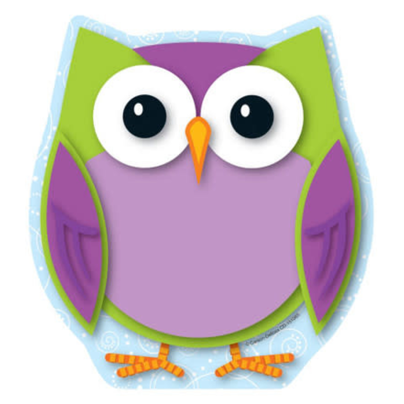 CARSON DELLOSA PUBLISHING CO Colorful Owl Notepad