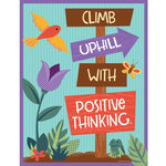 CARSON DELLOSA PUBLISHING CO Climb Uphill with Positive Thinking Chart