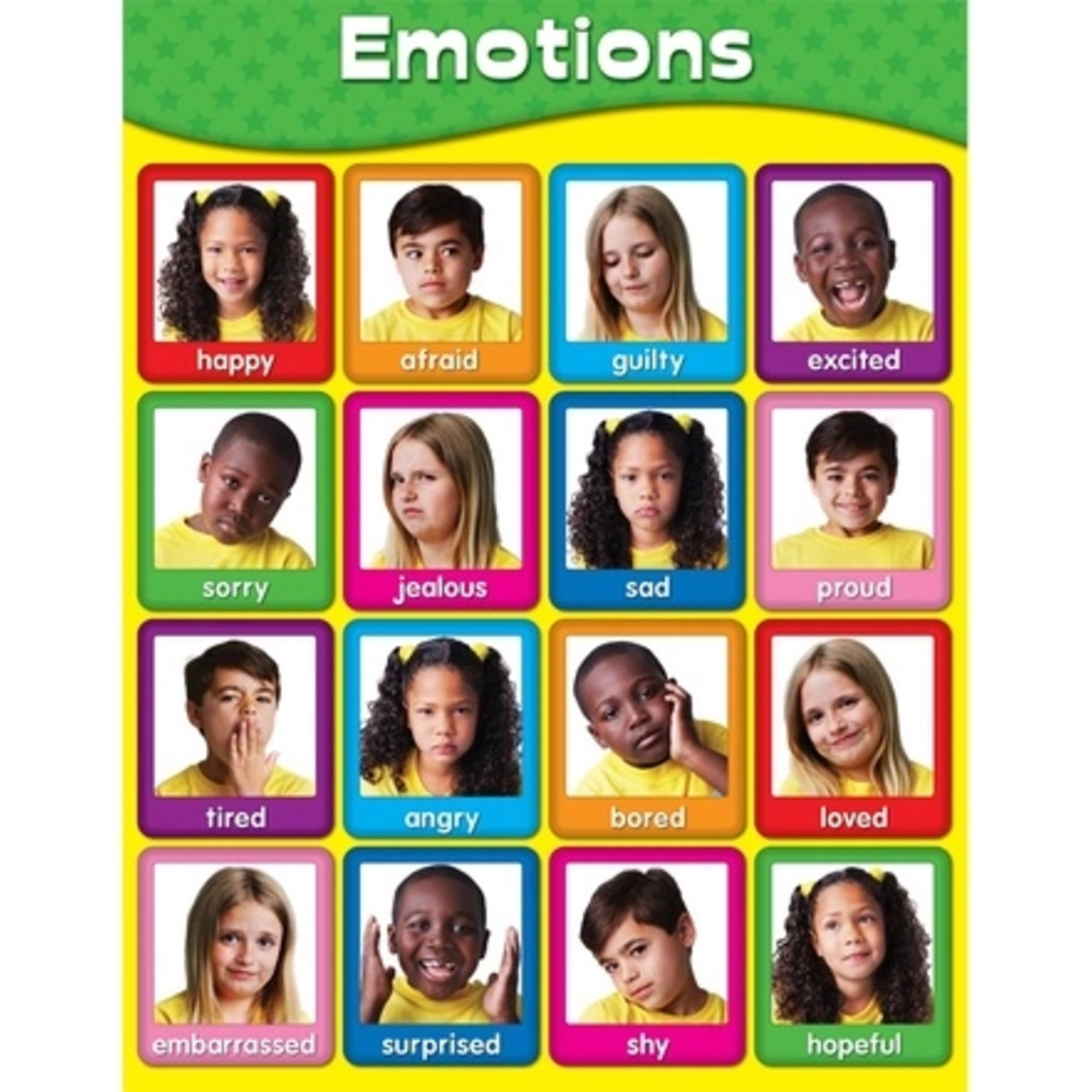 CARSON DELLOSA PUBLISHING CO Emotions Chart Grade PK-2