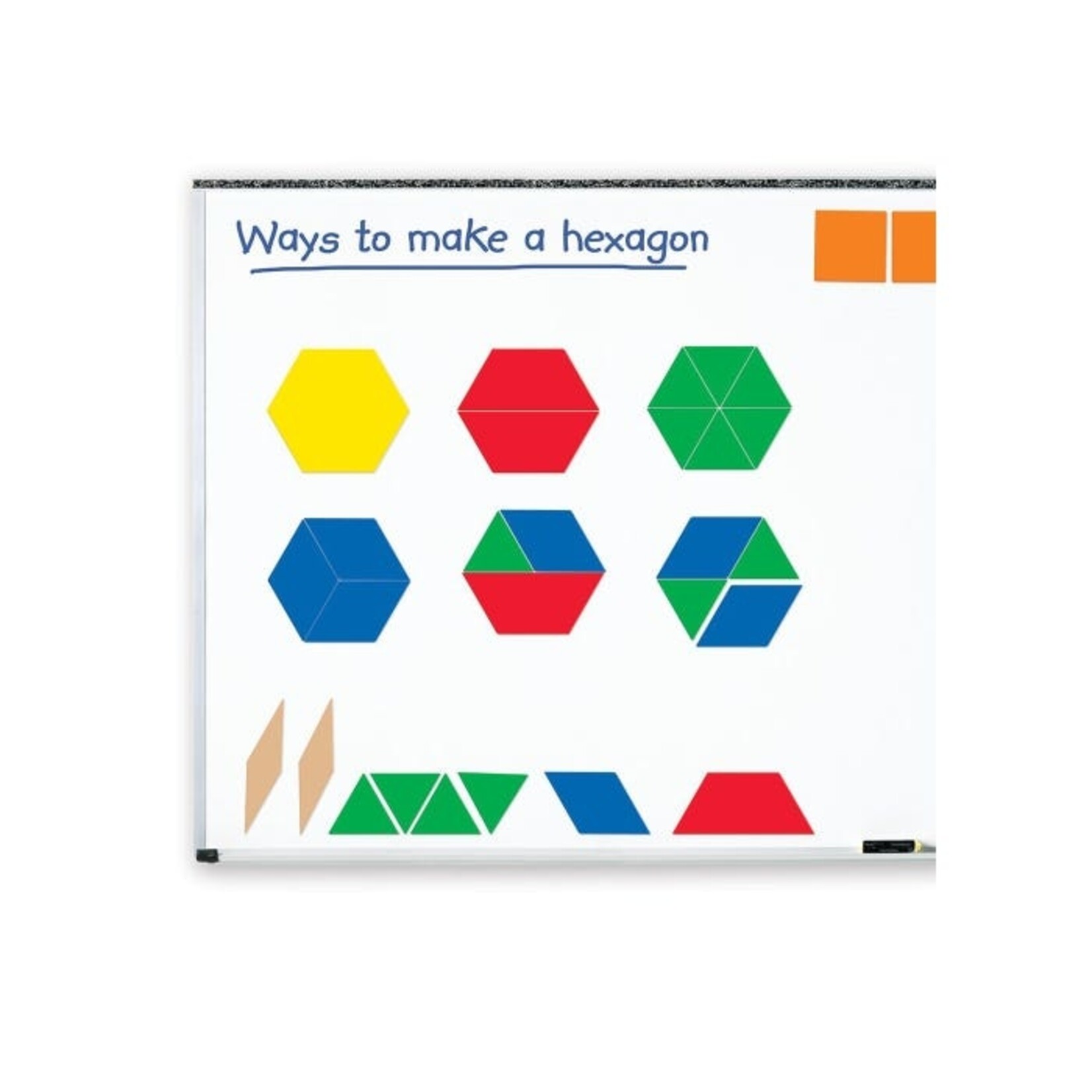 LEARNING RESOURCES INC Giant Magnetic Pattern Blocks