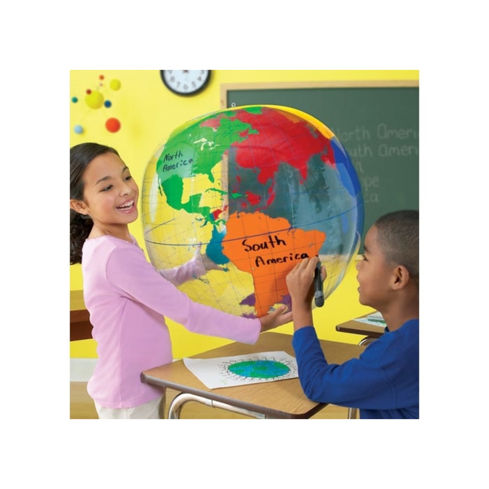 LEARNING RESOURCES INC Giant Inflatable Labeling Globe