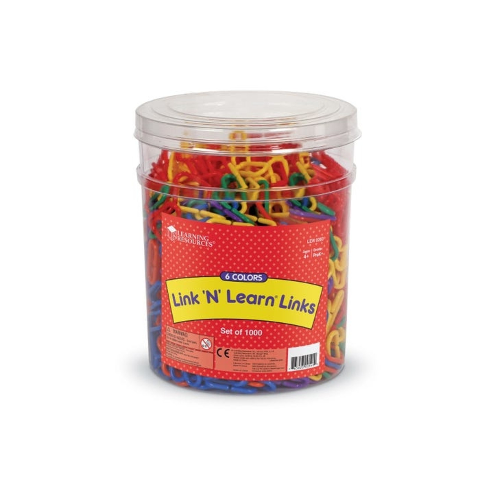 LEARNING RESOURCES INC Link 'N' Learn® Links, 6 Colors (Set of 1000)