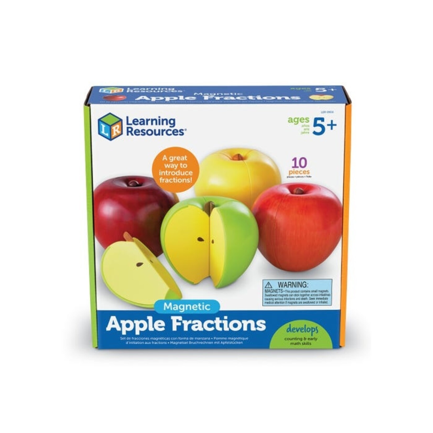 LEARNING RESOURCES INC Magnetic Apple Fractions