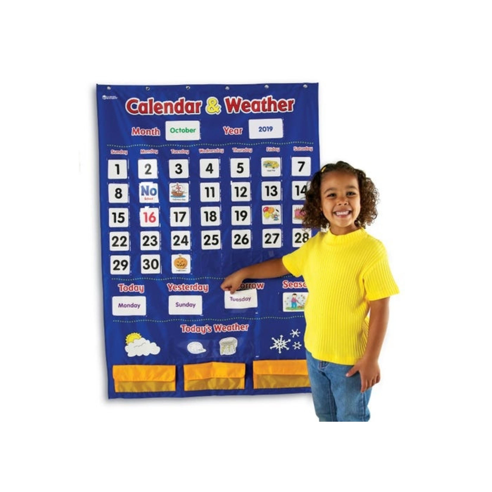 LEARNING RESOURCES INC Calendar & Weather Pocket Chart