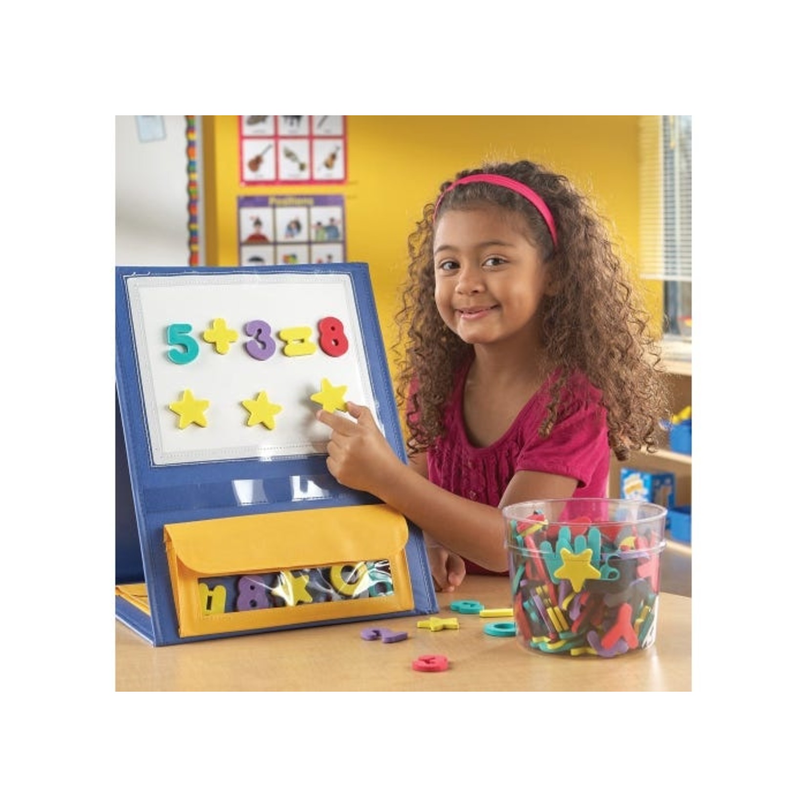 LEARNING RESOURCES INC Double-Sided Magnetic Tabletop Pocket Chart