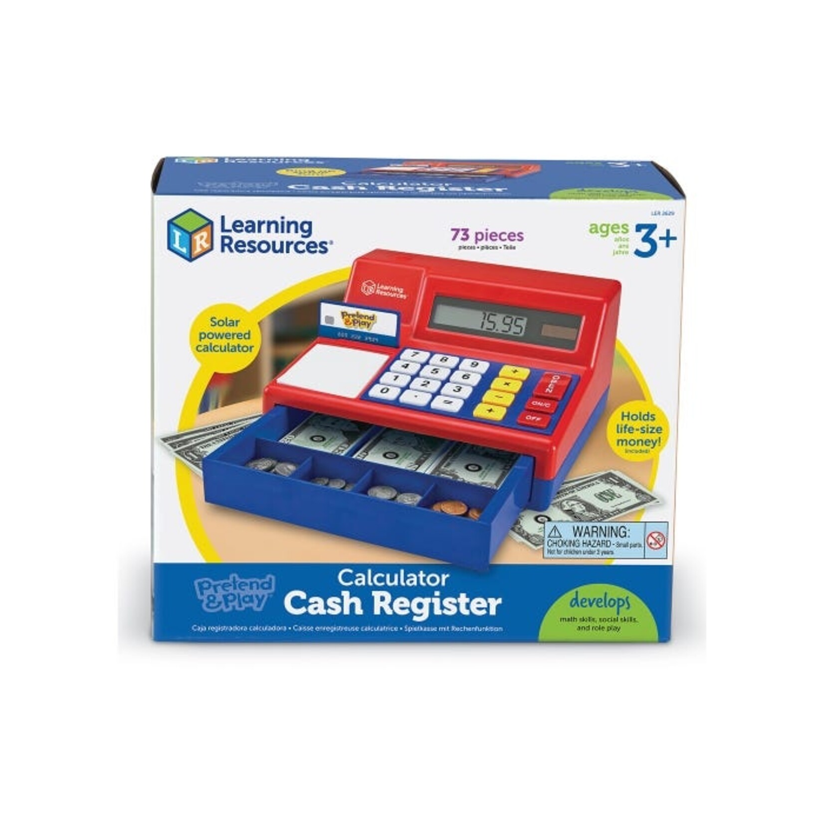 LEARNING RESOURCES INC Pretend & Play Calculator Cash Register