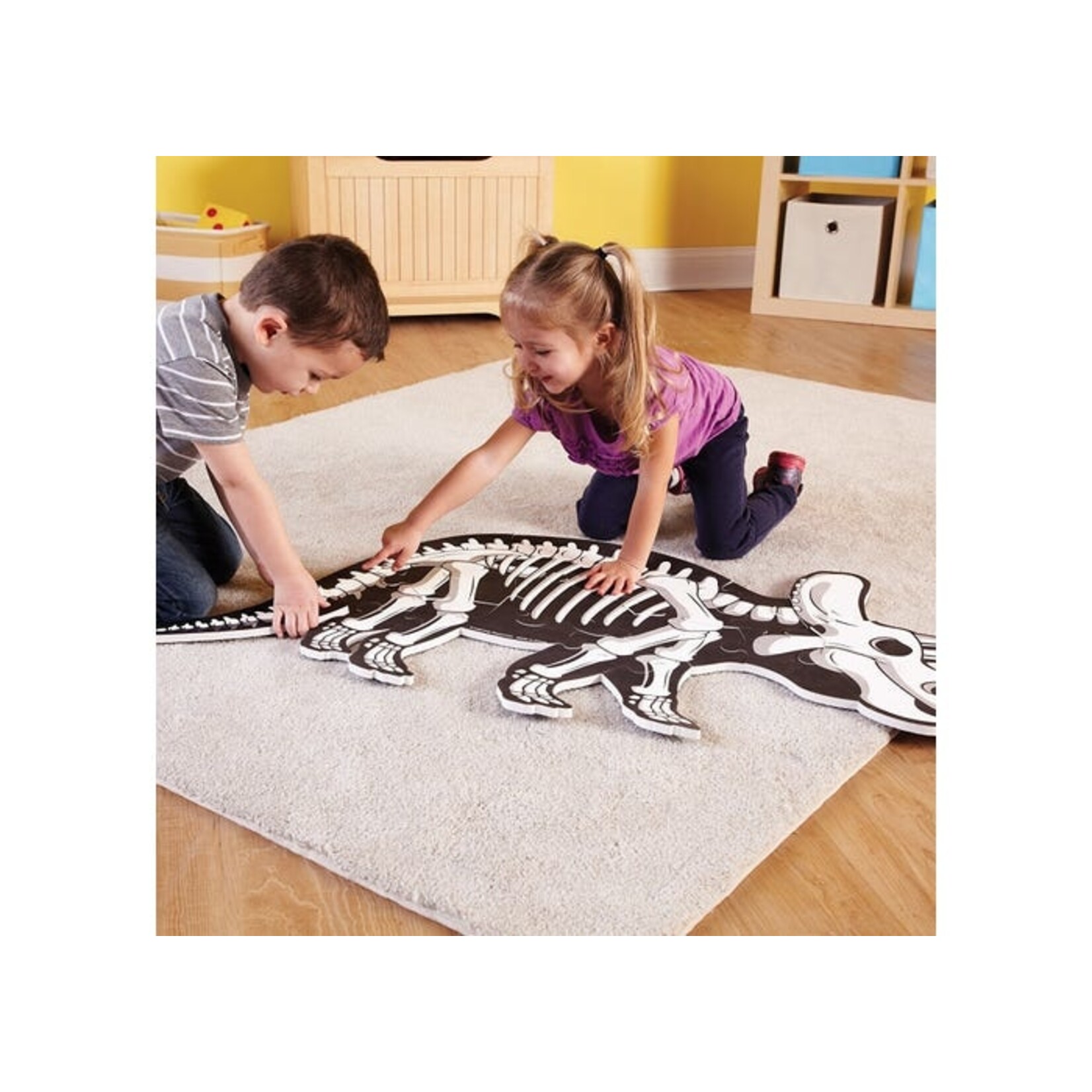 LEARNING RESOURCES INC Jumbo Dinosaur Floor Puzzle Triceratops