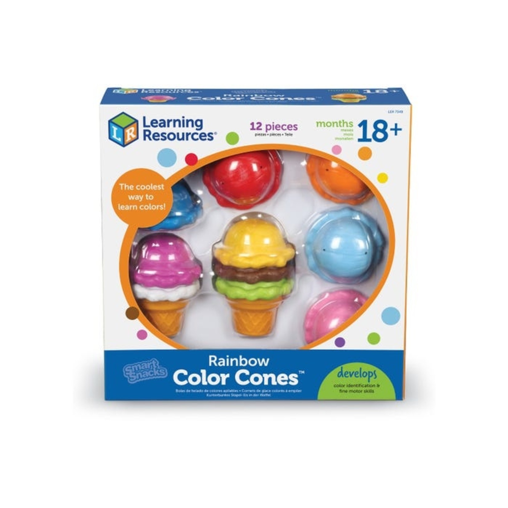 LEARNING RESOURCES INC Smart Snacks® Rainbow Color Cones™