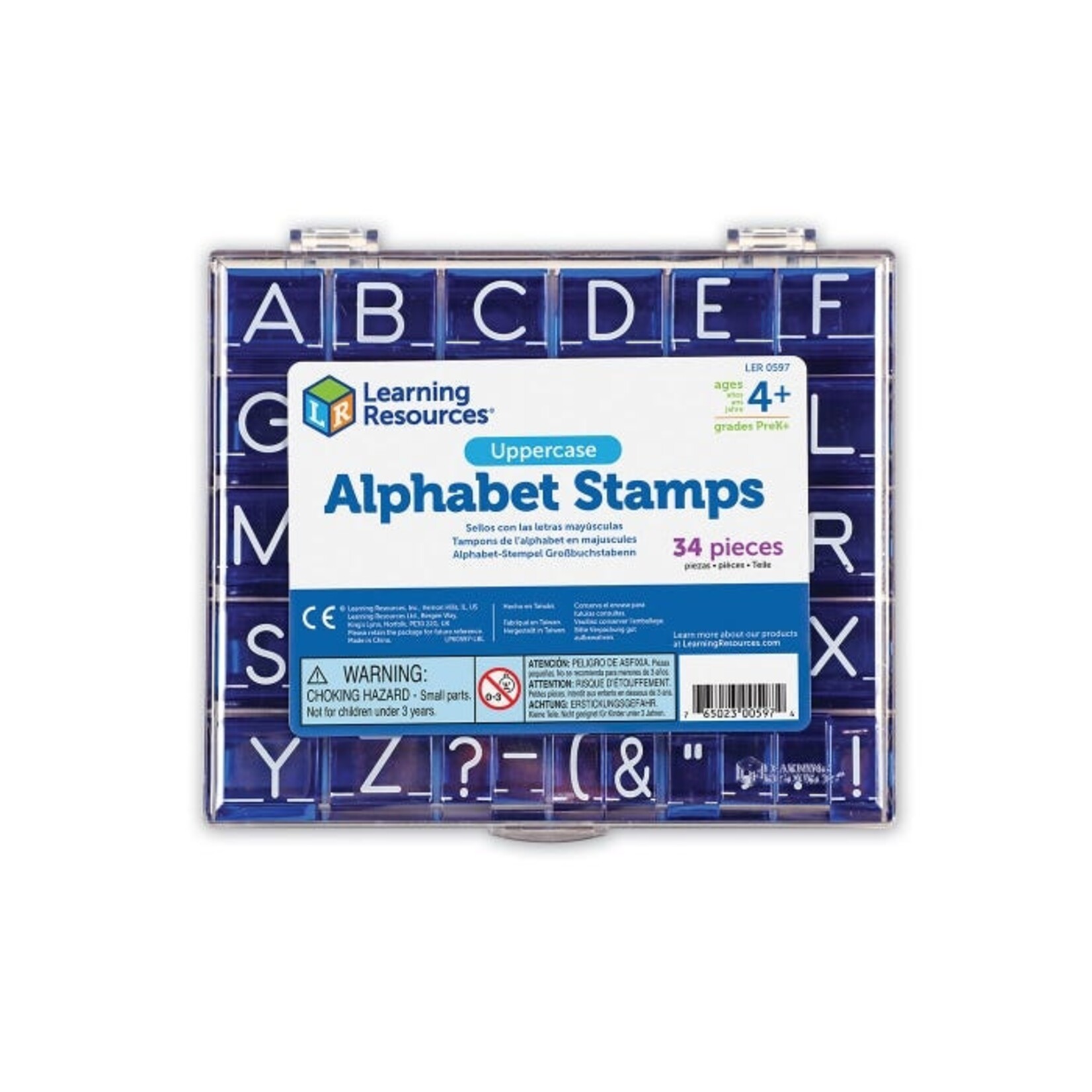 LEARNING RESOURCES INC Uppercase Alphabet Stamps Set