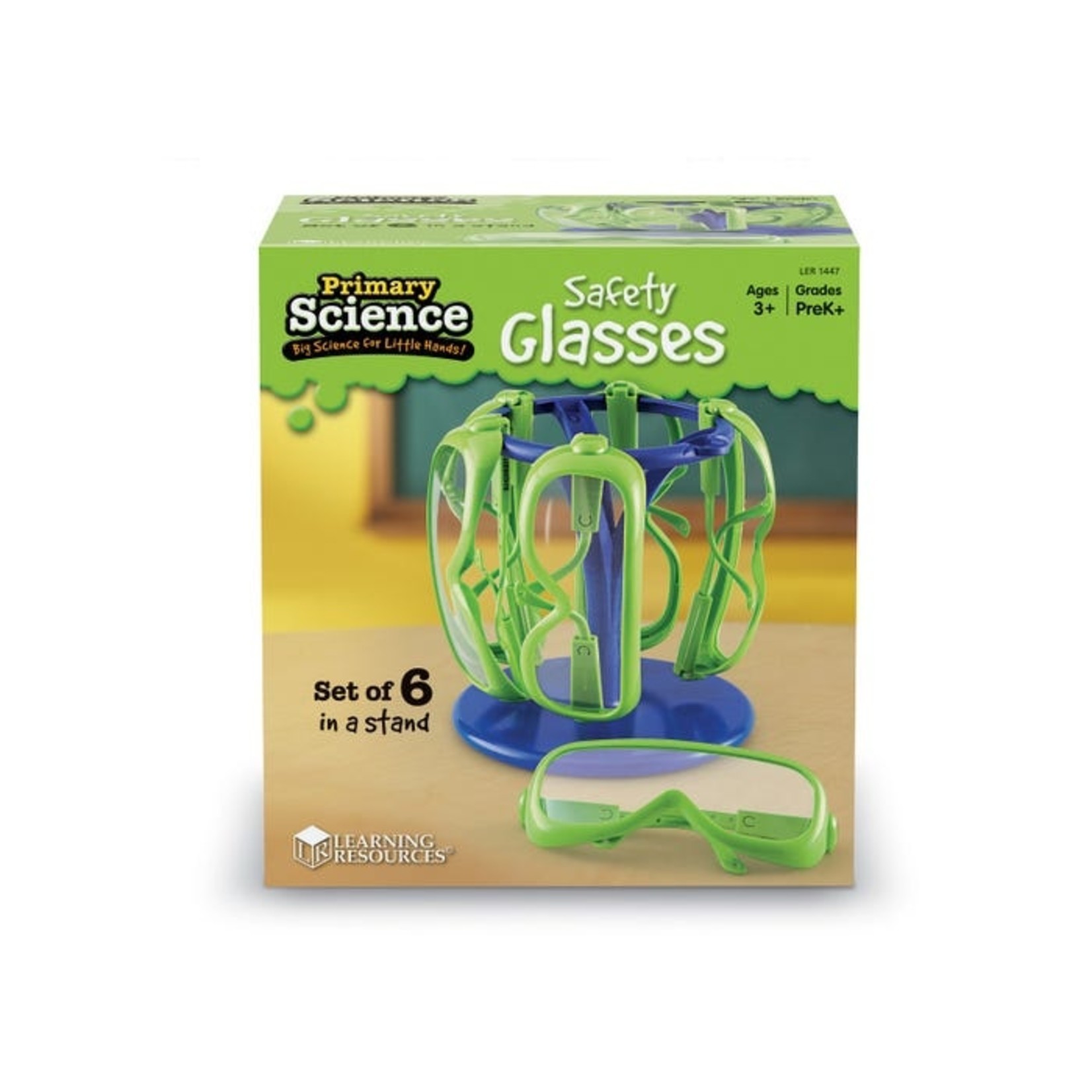 LEARNING RESOURCES INC Primary Science® Safety Glasses with Stand